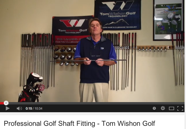 Professional Golf Shaft Fitting by Tom Wishon